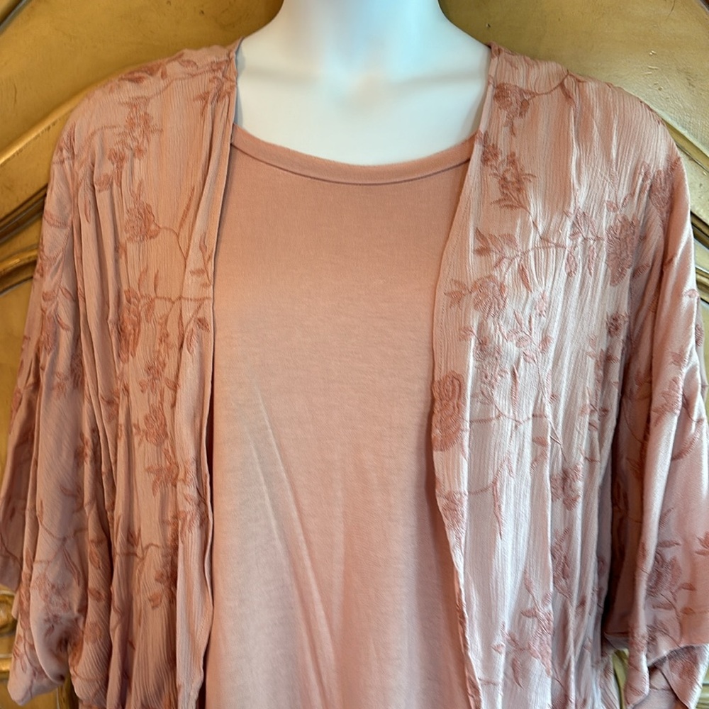 NWT Forever 21 embroidered jacket & matching tee - Picture 3 of 17
